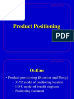 Product Positioning: Consumer Behavior