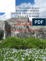 Rapat TKSO (Tim Konstitusi Dan Sistem Organisasi) PP KAMMI