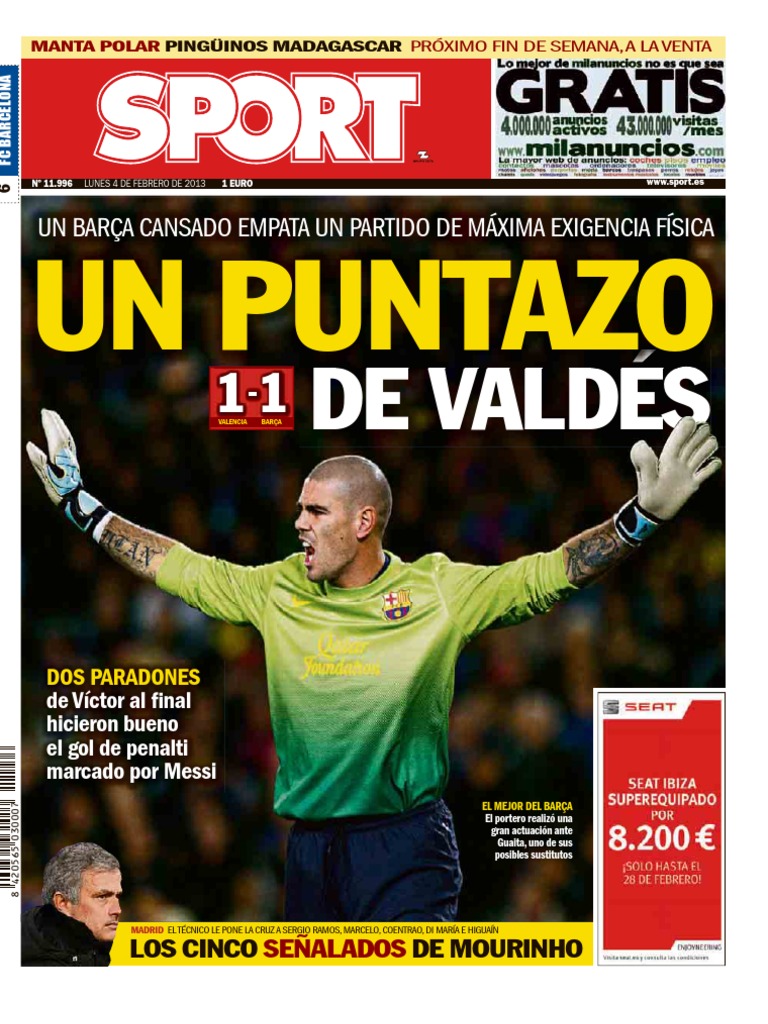 Diario Sport 120907 | PDF | FC Barcelona | Lionel Messi, image size:768x1024