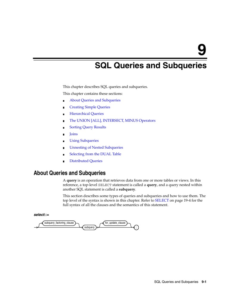 Oracle SQL JOIN Complete | PDF
