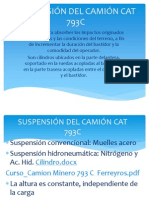 SUSPENSIÓN DEL CAMIÓN CAT 793C