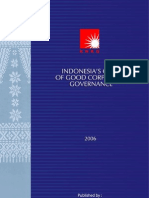 Indonesia's Code of Good Corporate Governance - 2006