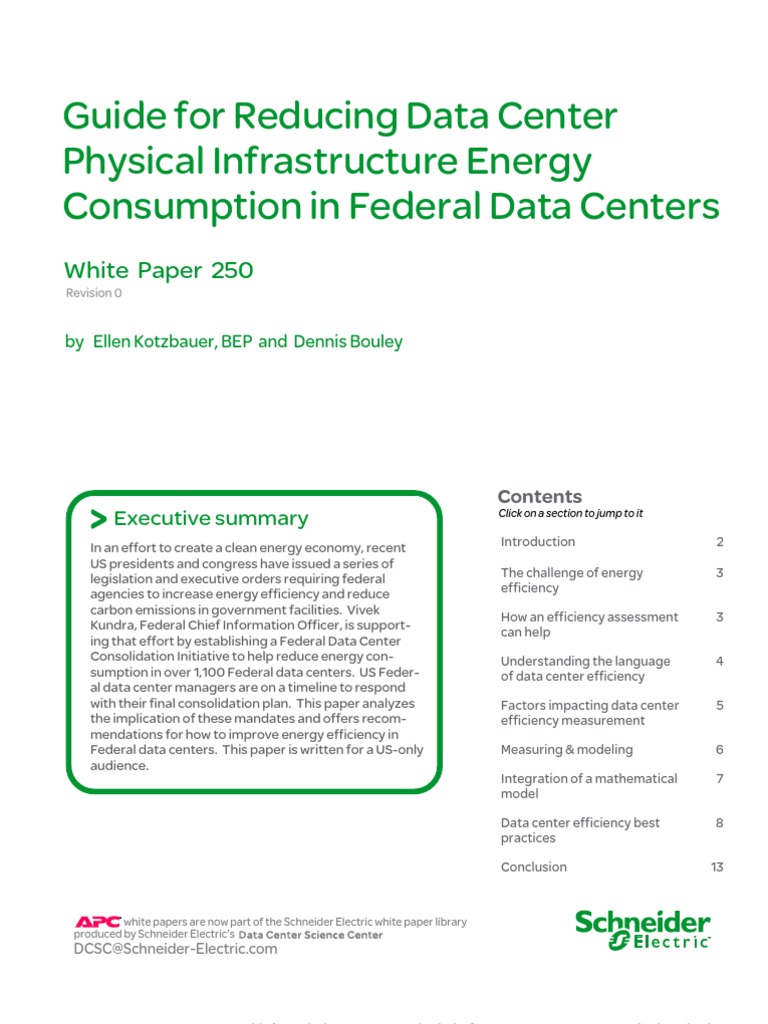 Reducing Datacenter Consumption | PDF | Data Center | Efficient Energy Use
