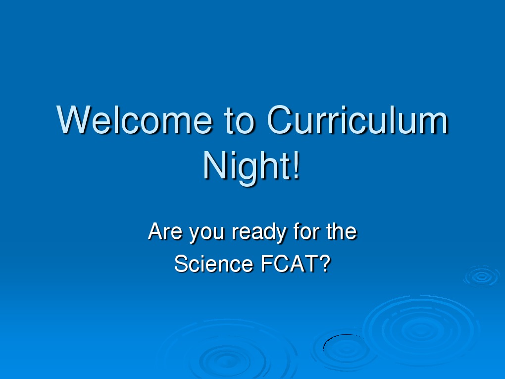 Fcat Night 2013 - Science | PDF | Language Arts & Discipline