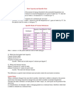 Heat Capacity and Specific Heat PDF