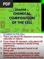 Biology Form 4 Chapter 4 Chemical Composition of Cell