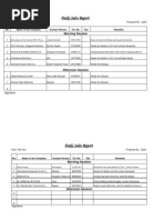 Download Sales Report Sample - Daily Sales Report by Joe Jacob SN123747164 doc pdf