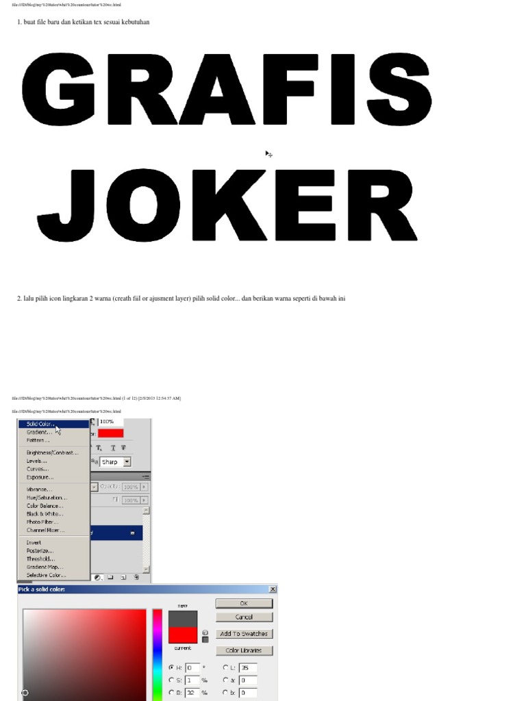 Adding Effects to Text Layers | PDF | Computers