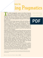 intoduction to teaching pragmatics