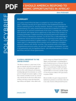 Download How Should America Respond to Economic Opportunities in Africa - A Wilson Center Policy Brief by The Wilson Center SN123773142 doc pdf
