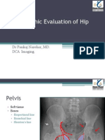 Radiographic evaluation of hip