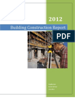 2012 Building Construction Report Formwork Introduction