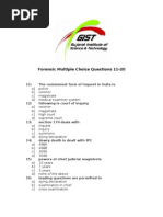 Download Forensic Medicine Multiple Choice Question bank by GIST Gujarat Institute of Science  Technology SN123785883 doc pdf