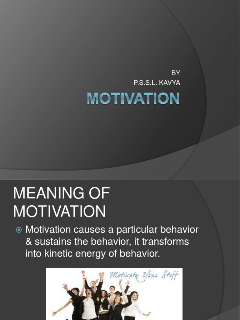 Understanding Motivation in Management | PDF | Self-Improvement