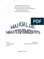 Manuales de Mantenimiento (Trabajo)