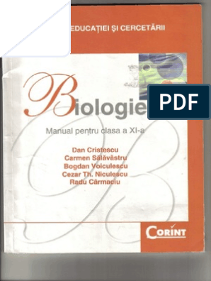 evaporare Vrei pic  Manual Biologie Clasa A XI-a | PDF