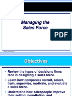 5 Managing the Sales Force