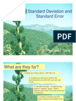Deviatia Standard Si Eroarea Standard