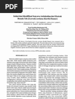 Download Isolasi dan Identifikasi Senyawa Antioksidan dari Ekstrak Benalu Teh Scurulla oortiana Simanjuntak et al 2004 by Andal Yakinudin SN123814177 doc pdf