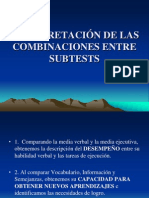 Interpretación de Las Combinaciones Entre Subtests