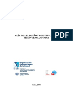 Guia para el diseño y construcción de reservorios apoyados