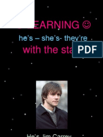 Learning With The Stars: He's - She's-They're