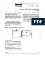 Triacs For Microwave Oven