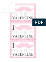 Free Mustache Valentine