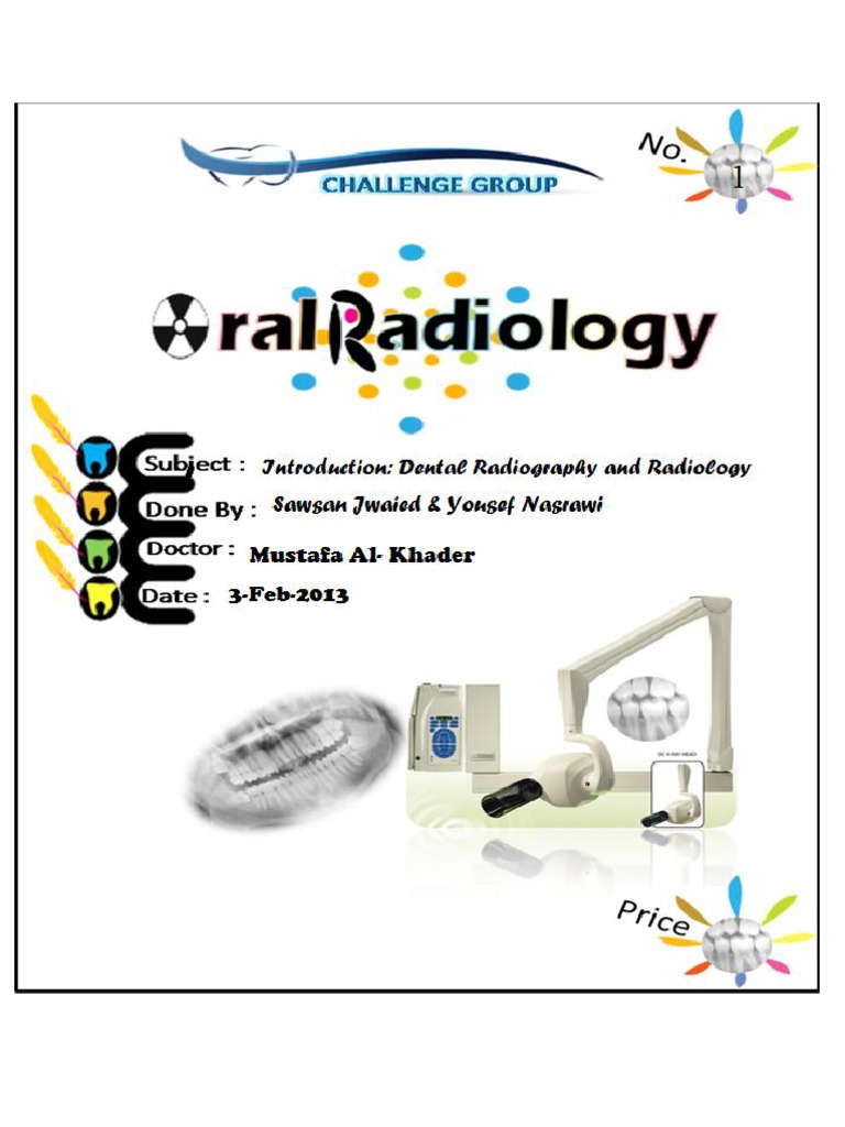 Dental Radiography and Radiology Radiology Medical Imaging