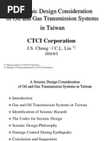 A Seismic Design Considerationof Oil and Gas Transmission Systems