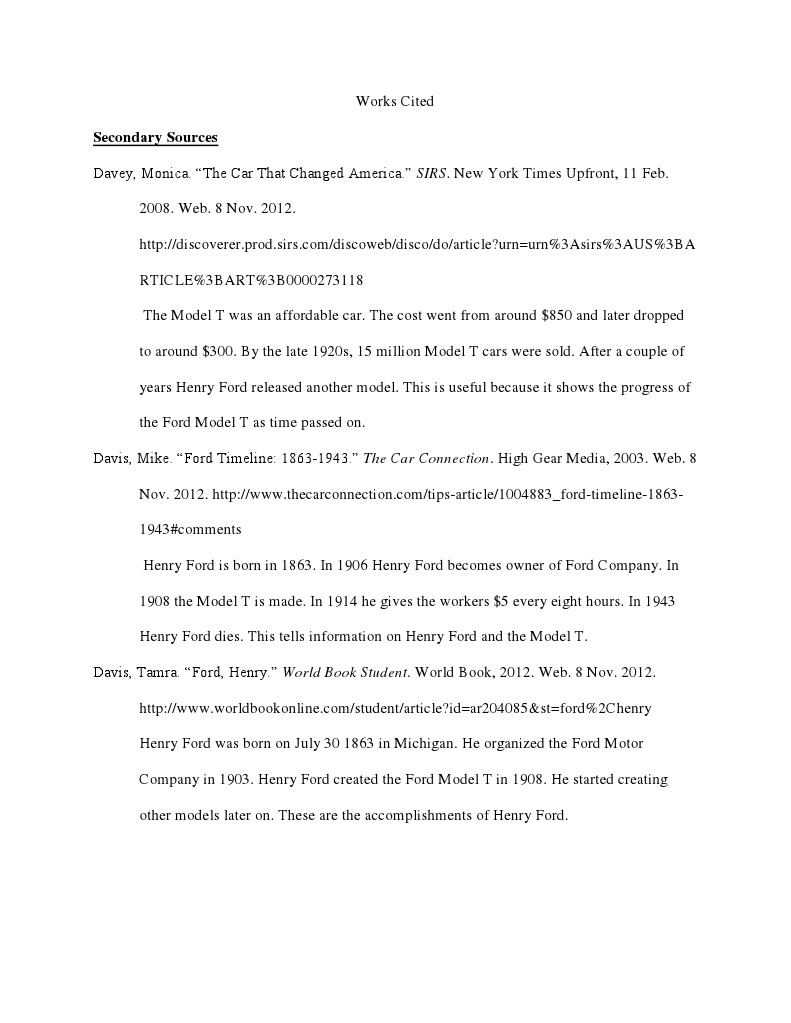 Annotated bibliography parts picture