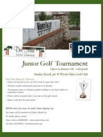 Junior Golf Tournament 