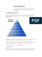 La Pirámide de Maslow