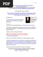 Monday January 21 2013 Top 10 Risk Compliance News Events