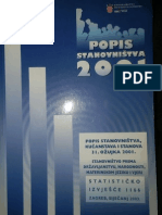 Knjiga popisa stanovnistva Hrvatske 2001 godine