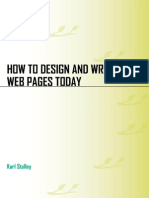 How To Design and Write A Web Pages