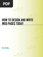 How To Design and Write A Web Pages