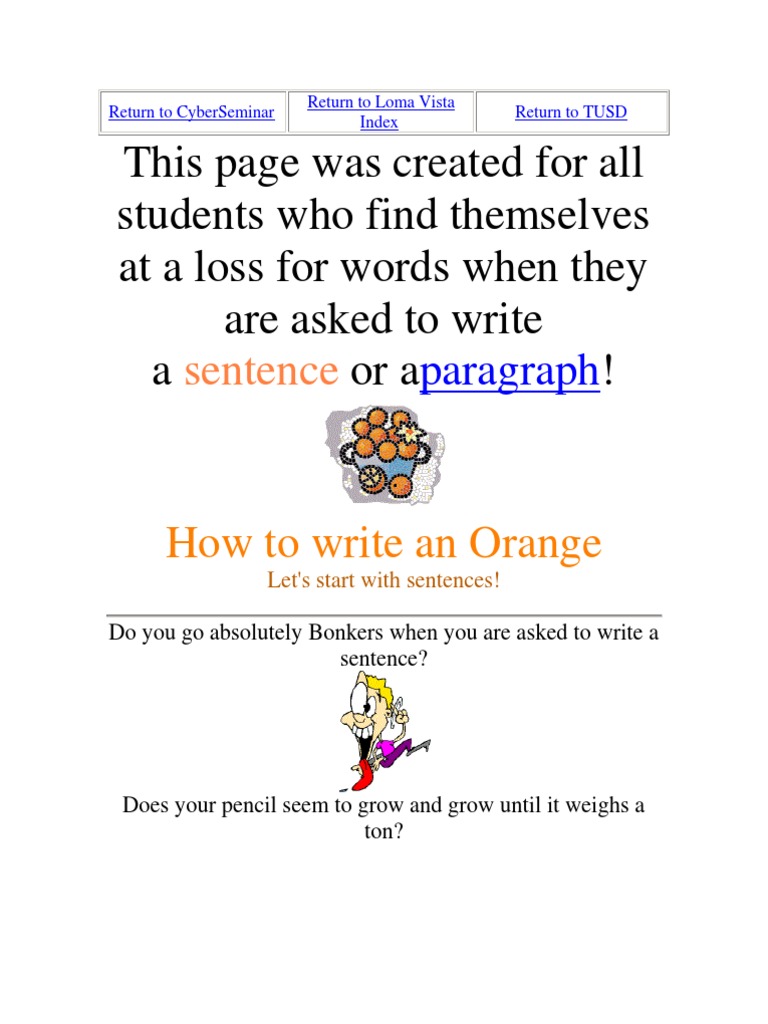 Paragraph writing in english picture