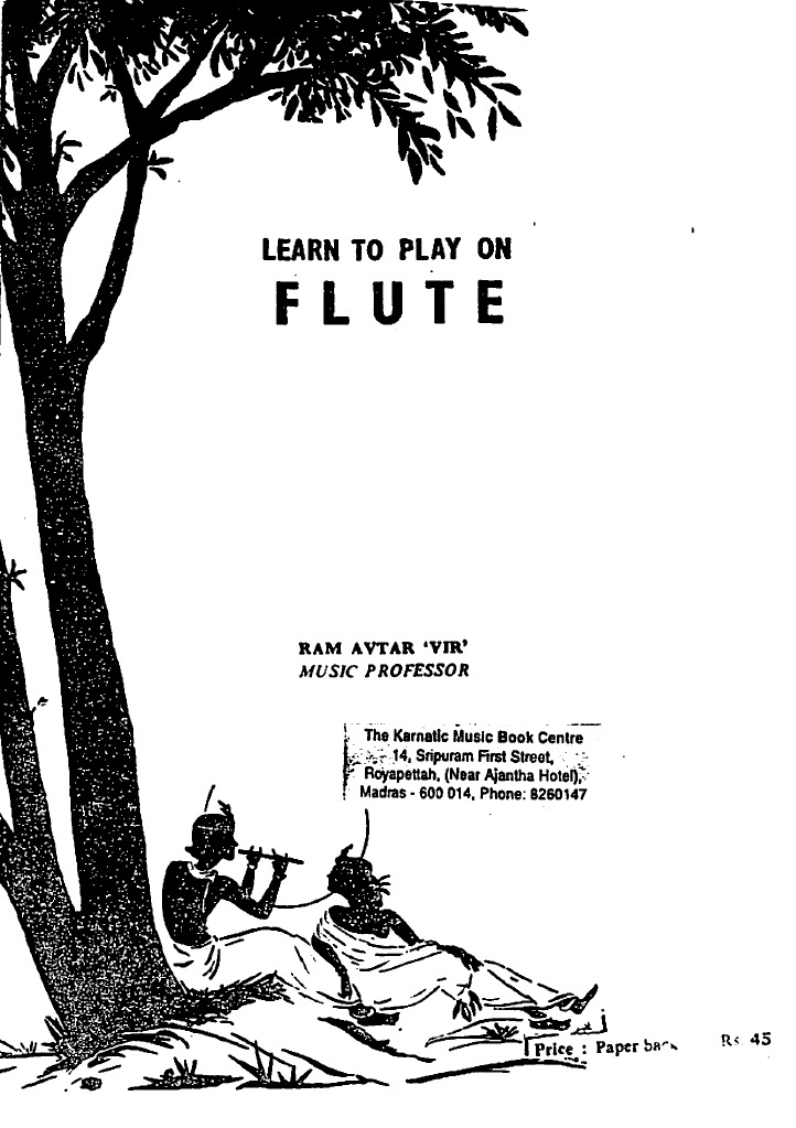 Ram Avtar Learn To Play Indian Flute PDF