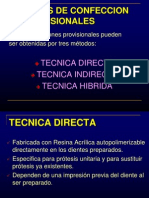 Tecnicas de Confeccion de Provisionales