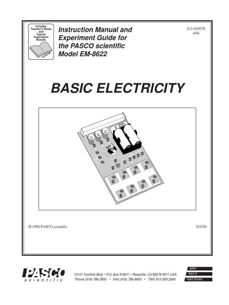 Pasco Scientific Student Manual Answers