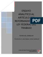 Ensayo Ley Federal Del Trabajo - Corregido