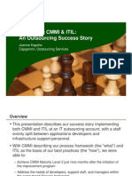 Integrating Cmmi & Itil An Outsourcing Success Story