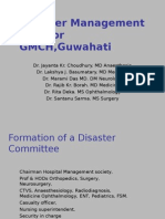 Disaster Management Plan For GMCH, Guwahati