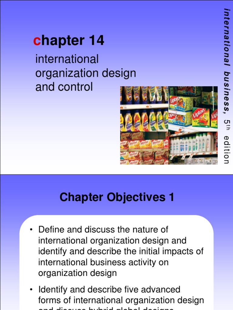 Advanced International Organization Design | PDF | International ...