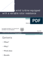 Presentacion Control of A Wind Turbine