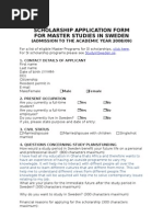Download Swedish Institute Scholarship Application Form_2 by esiakyere1065966 SN12391155 doc pdf