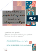 Como Elaborar Proyectos de Comprensión Basados en Inteligencias Múltiples PDF