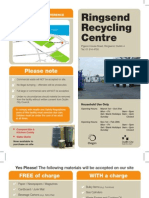 Recycling Centre Accepted Materials