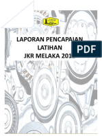 Laporan Pencapaian Latihan Kakitanganjkr Melaka Tahun 2012